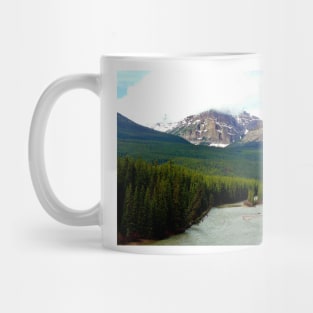 Canadian Rocky Mountains Bow River Banff Alberta Canada Mug